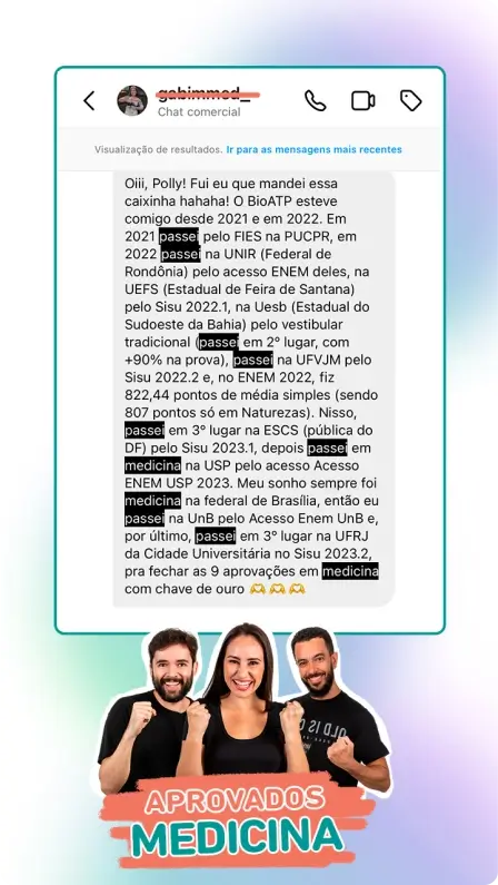 Depoimento de aluno 2