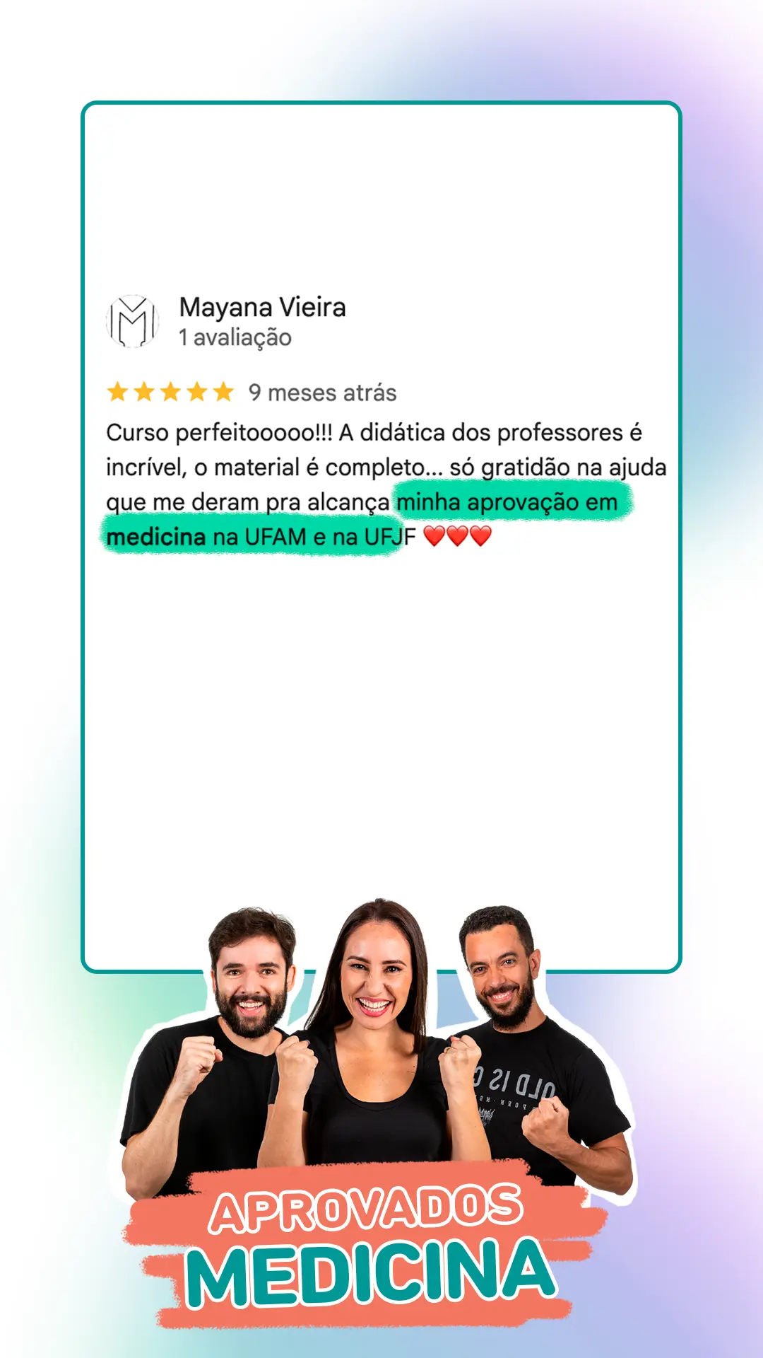 Depoimento de aluno 11