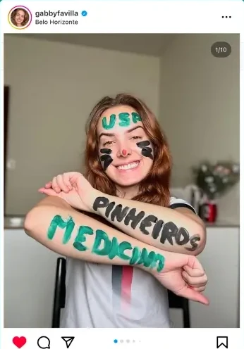 Aluna aprovada em Medicina na USP Pinheiros